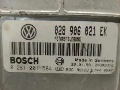 Peça sobressalente para automóvel em segunda mão centralina de motor uce por seat ibiza (6k) 1.9 tdi referências oem iam 028906021ek  0281001584