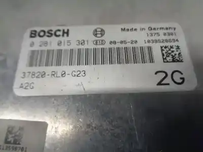 Second-hand car spare part ecu engine control for honda accord tourer (cw) 2.2 dtec cat oem iam references   0281015301