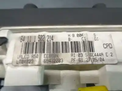 Автозапчасти б/у отопление / кондиционирование воздуха за mini mini (r50, r53) cooper ссылки oem iam 64111502214  ee888n