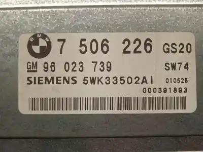 Peça sobressalente para automóvel em segunda mão unidade de controle automática da caixa de câmbio por bmw x5 (e53) 3.0d referências oem iam 7506226  5kw33502ai