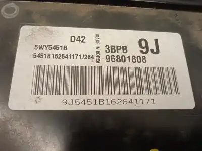 Second-hand car spare part ecu engine control for chevrolet matiz 1.0 cat oem iam references 96801808  5wy5451b
