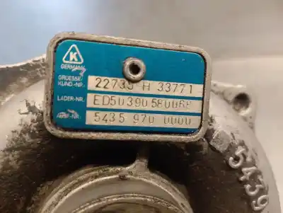 Second-hand car spare part turbocharger for renault clio ii fase ii (b/cb0) 1.5 dci diesel 65 cv / 48 kw oem iam references 22735h33771  54359700000