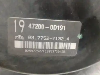 Автозапчастина б/у гальмівний серво для toyota yaris (ksp9/scp9/nlp9) 1.3 cat посилання на oem iam 472000d191  03775271324