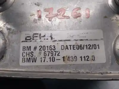 Tweedehands auto-onderdeel motoroliekoeler voor bmw x5 (e53) 3.0d oem iam-referenties 171014391120  67972