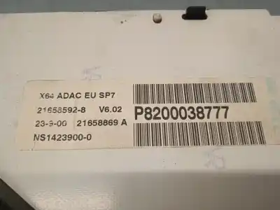 Second-hand car spare part dashboard for renault megane i coupe fase 2 1.4 16v oem iam references 8200038777  21658869a