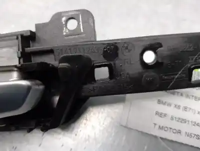 Second-hand car spare part interior left rear handle for bmw x6 (e71) xdrive40d oem iam references 51419112329  