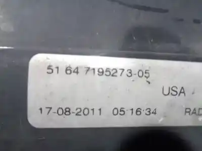 İkinci el araba yedek parçası ön radyatör izgarasi için bmw x6 (e71) xdrive40d oem iam referansları 51747195273  