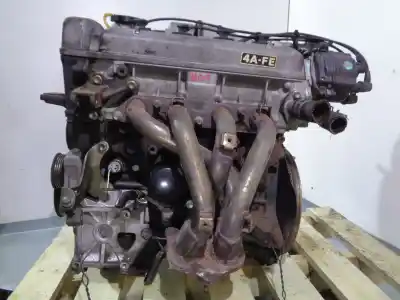 Peça sobressalente para automóvel em segunda mão motor completo por toyota corolla (e11) 1.6 linea terra referências oem iam 4afe 190001a530 l930141
