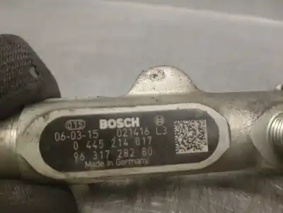 Pezzo di ricambio per auto di seconda mano rampa iniettori per lancia phedra (180) 2.2 jtd cat riferimenti oem iam 9631728280  0445214017