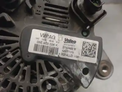 Автозапчастина б/у генератор для skoda scala (nw) 1.0 tsi посилання на oem iam 05e903026k  2740492b
