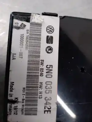 Second-hand car spare part electronic module for seat leon (1p1) 1.2 tsi oem iam references 5n0035342e  