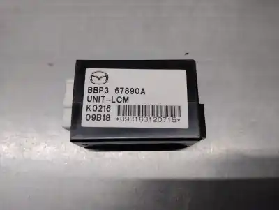 Peça sobressalente para automóvel em segunda mão centralina de luzes por mazda 3 (bl) 1.6 mzr (bl14) referências oem iam bbp367890a