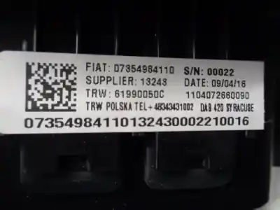 Автозапчастина б/у передня ліва подушка безопасности для ford ka (ru8) 1.2 посилання на oem iam 07354984110  