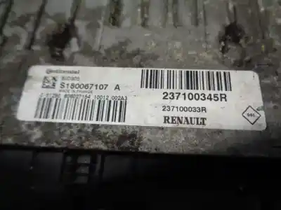 Автозапчасти б/у блок управления двигателем за renault scénic iii (jz0/1_) 1.5 dci ссылки oem iam 237100345r  s180067107a