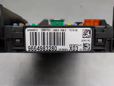 Pezzo di ricambio per auto di seconda mano scatola relè/fusibili per citroen c3 1.4 riferimenti oem iam 9664983280  