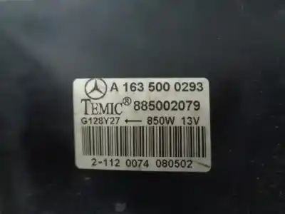 Recambio de automóvil de segunda mano de electroventilador para mercedes-benz clase m (w163) 4.0 cdi 32v cat referencias oem iam a1635000293  885002079