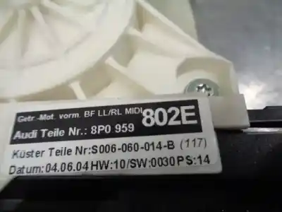 Second-hand car spare part passenger side right window regulator for audi a3 (8p) 2.0 tdi oem iam references 8p0959802e  
