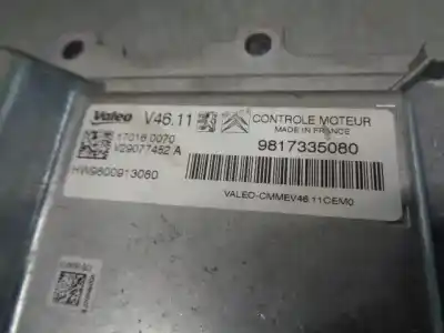 Автозапчасти б/у блок управления двигателем за citroen c3 / c3 origin iii (sx) 1.2 vti 82 ссылки oem iam 9817335080  v29077452a