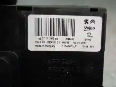 Автозапчастина б/у електронний модуль для citroen c3 / c3 origin iii (sx) 1.2 vti 82 посилання на oem iam 9811039380  