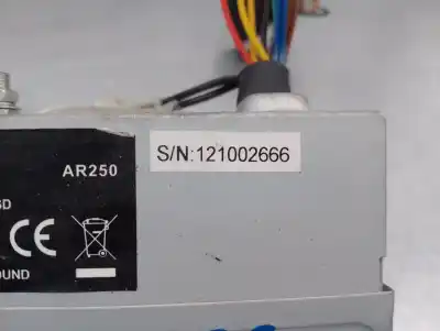 Second-hand car spare part audio system / radio cd for opel vectra b berlina 1.6 16v oem iam references 121002666  