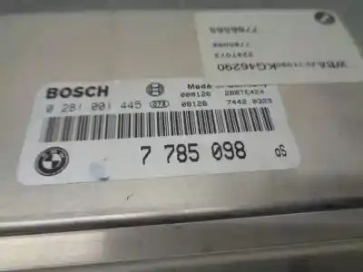 Second-hand car spare part ecu engine control for bmw serie 3 berlina (e46) 2.0 16v diesel cat oem iam references 7785098  0281001445