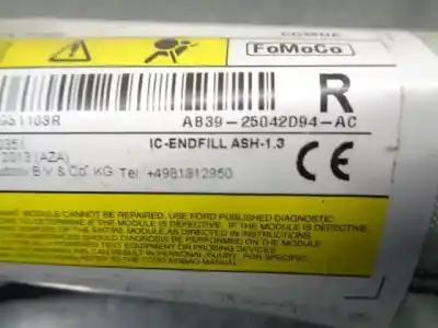 Автозапчасти б/у передняя правая подушка безопасности за ford ranger (tke) 2.2 tdci cat 150 cv / 110 kw ссылки oem iam ab3925042d94ac  