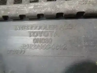Peça sobressalente para automóvel em segunda mão intercooler por toyota auris (_e15_) 1.4 d-4d (nde150_) referências oem iam 179000n030  jd1270000692