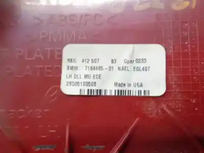 Second-hand car spare part left tailgate light for bmw x5 (e53) 3.0d oem iam references 7164485  