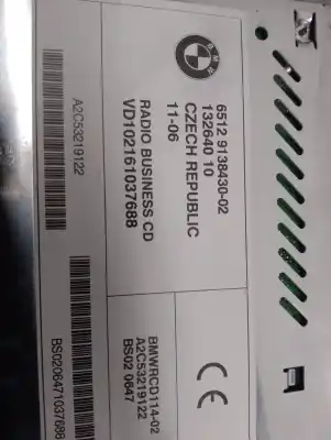 Tweedehands auto-onderdeel audiosysteem / radio-cd voor bmw x3 (e83) 2.0d oem iam-referenties 6512913843002  a2c53219122