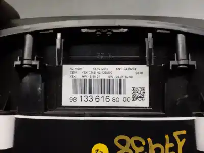 Автозапчастина б/у панель інструментів для citroen c3 1.2 12v e-thp / puretech посилання на oem iam 981336168000  9813361080