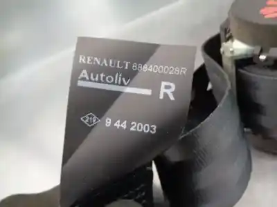 Автозапчастина б/у задній правий ремін безпеки для renault scénic iii (jz0/1_) 1.5 dci посилання на oem iam 888400028r  