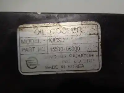 Автозапчасти б/у масляный радиатор за ssangyong korando 2.3 turbodiesel cat ссылки oem iam 1551006000  