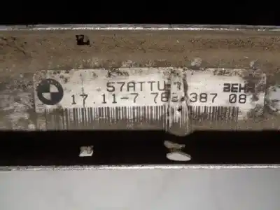 Peça sobressalente para automóvel em segunda mão radiador de água por bmw x5 (e53) 3.0d referências oem iam 17117788387