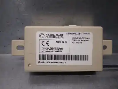 Second-hand car spare part ELECTRONIC MODULE for SMART FORTWO COUPÉ (451)  OEM IAM references A0009002204  