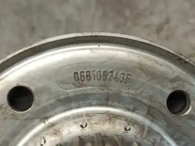 Second-hand car spare part crankshaft pulley for audi a4 berlina (8e) 2.0 oem iam references 06b105243f  