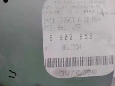 Peça sobressalente para automóvel em segunda mão sistema de áudio / rádio cd por bmw serie 3 coupe (e46) 2.2 24v cat referências oem iam 6902659  