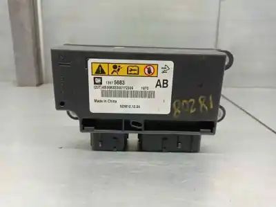 Second-hand car spare part airbag control unit for opel astra j (p10) 1.7 cdti (68) oem iam references 13575683