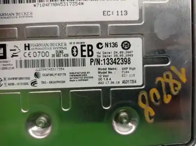 Second-hand car spare part electronic module for opel astra j (p10) 1.7 cdti (68) oem iam references 13342398  