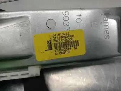 Second-hand car spare part rear right window regulator for opel corsa e van 1.3 cdti oem iam references 5140106  