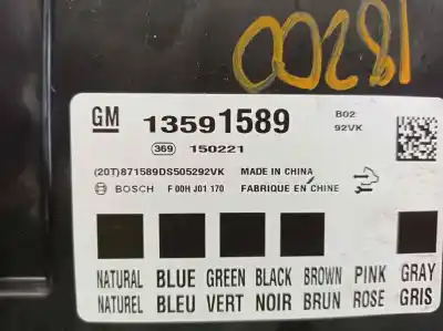 Second-hand car spare part power management control unit for opel corsa e van 1.3 cdti oem iam references 13591589  f00hj01170