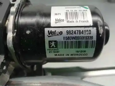 Автозапчасти б/у мотор переднего стеклоочистителя за peugeot 208 ii (ub_, up_, uw_, uj_) 1.2 puretech 75 ссылки oem iam 9824784980  w000096769