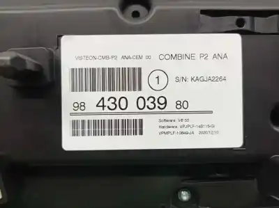 Second-hand car spare part dashboard for peugeot 208 ii (ub_, up_, uw_, uj_) 1.2 puretech 75 oem iam references 9843003980  