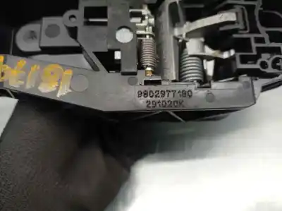 Автозапчасти б/у задняя правая наружная ручка за peugeot 208 ii (ub_, up_, uw_, uj_) 1.2 puretech 75 ссылки oem iam 9802977180  