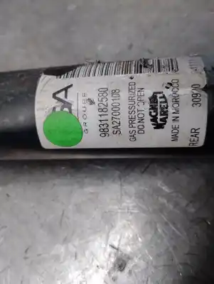 Автозапчасти б/у правый задний амортизатор за peugeot 208 ii (ub_, up_, uw_, uj_) 1.2 puretech 75 ссылки oem iam 9831182580  sa27000108