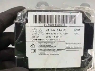 Автозапчасти б/у блок управления подушками безопасности за peugeot 208 ii (ub_, up_, uw_, uj_) 1.2 puretech 75 ссылки oem iam 9823741380  a2c15940004
