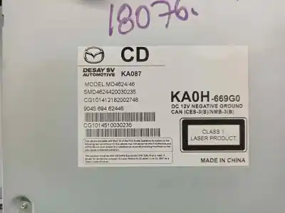 Автозапчасти б/у многофункциональный дисплей за mazda cx-5 (ke, gh) 2.0 (keefw) ссылки oem iam ka0h669g0  
