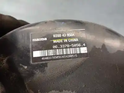 Peça sobressalente para automóvel em segunda mão servo freio por mazda cx-5 (ke, gh) 2.0 (keefw) referências oem iam ke6043950a  06337850564