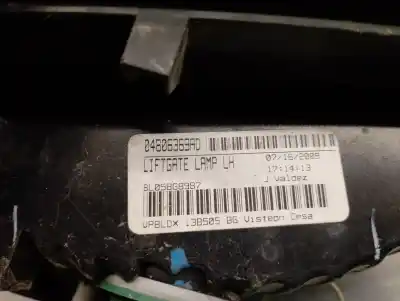 Second-hand car spare part left tailgate door light for dodge journey 2.0 crd oem iam references 04806369ad  