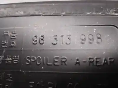 Second-hand car spare part rear spoiler for daewoo lanos 1.6 cat oem iam references 96313998  