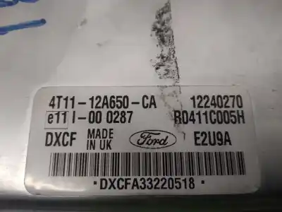 Автозапчастина б/у ебу контролер двигуна для ford transit connect (tc7) 1.8 tdci cat посилання на oem iam 4t1112a650ca  r0411c005h
